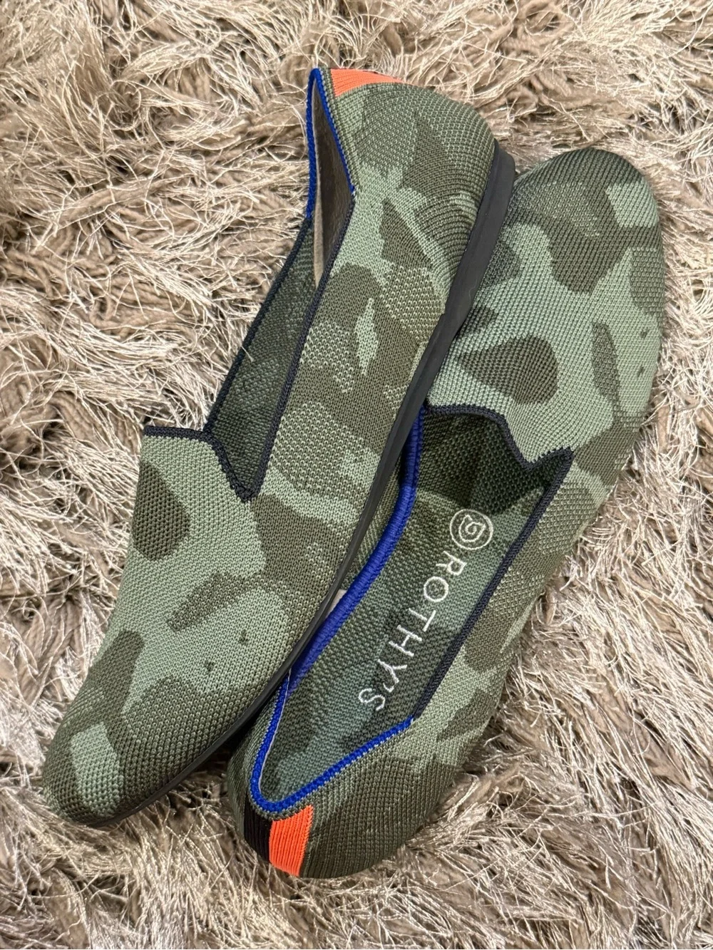Rothy’s Olive Camo Loafers - Picture 8 of 15